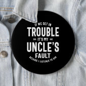 Mensそれは私の叔父のファウトの父のギフトである 缶バッジ (インサイチュ)