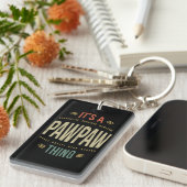 MensそれはPawPawの物おじいちゃん父のギフトである キーホルダー (正面右)