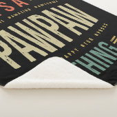 MensそれはPawPawの物おじいちゃん父のギフトである シェルパブランケット (3/4)