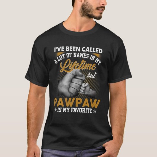 Mensは、私は多くの名前を呼ばれたが、PawPawは Tシャツ (正面)