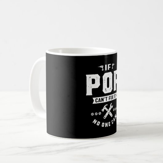 Mensもしはポップ・アートのそれを修正できない誰もDを贈ることができ父のない コーヒーマグカップ (正面左)