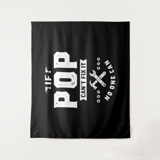 Mensもしはポップ・アートのそれを修正できない誰もDを贈ることができ父のない タペストリー (正面)