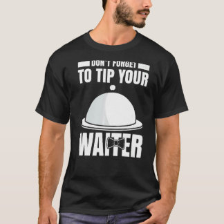 Mensウェイターウエートレスサーバーの仕事でガストロノミー11 Tシャツ