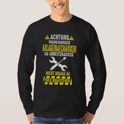 Mensシステム整備士Heating Builderインストーラ Tシャツ (正面)