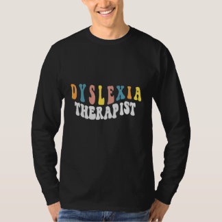 Mensセラピスト失読症とオーバーレイ失読症 Tシャツ