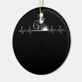 Mensハートビート溶接ハートビート溶接機 セラミックオーナメント (左)