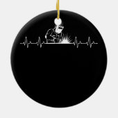 Mensハートビート溶接ハートビート溶接機 セラミックオーナメント (裏面)