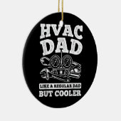 MensパパがリペアクールマンHVAC技術 セラミックオーナメント (右)