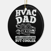 MensパパがリペアクールマンHVAC技術 セラミックオーナメント (左)