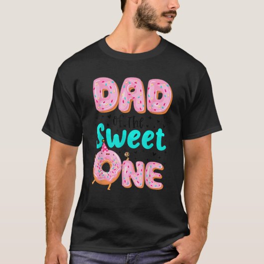 MensパパのSweet One First誕生日マッチング Tシャツ (正面)