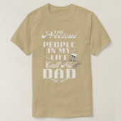 Mensパパグラフィックとスケルトンおもしろいユニーズ可愛いダ Tシャツ (デザイン正面)