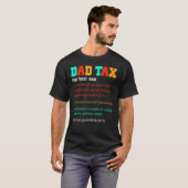 mensパパ税パパ税定義父親の日 tシャツ (正面フル)