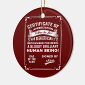 Mensパパ義父からの贈り物 セラミックオーナメント (左)