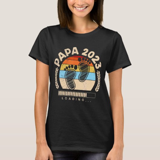 Mensパパ2023ロードするパパ Tシャツ (正面)
