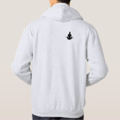 MENSファッショングリーンZIPアップフード付きスウェットシャツ – ヨガオウム パーカ (裏面)