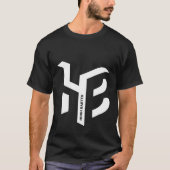 Mensフード付きスウェットシャツとスポンサー Tシャツ (正面)