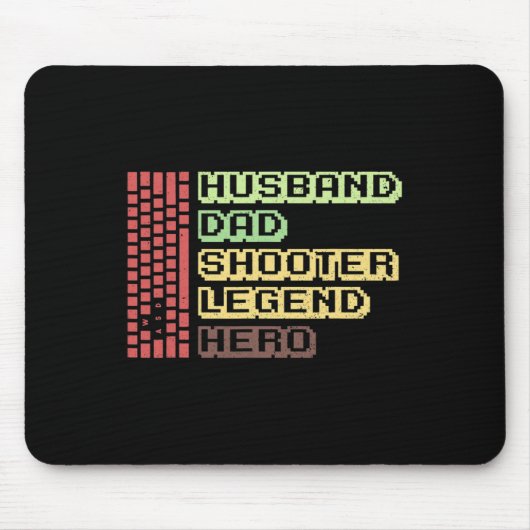 MensマウスゲーマーデザインのためのあなたのコンピュータゲームH マウスパッド (正面)