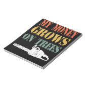 Mensレトロおもしろいロガーのギフト男性へヴィンテージ ノートパッド (回転)