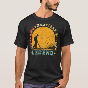 Mensヴィンテージレトロ夫パパ葉ブロワ伝説 Tシャツ