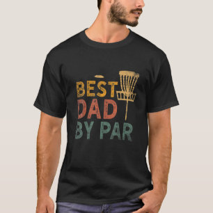 Mensヴィンテージ最高のパパバイパールディスクゴルフファおもしろいート Tシャツ