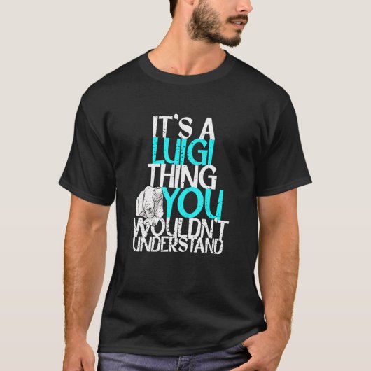 Mens君には分からないルイジの話だ Tシャツ (正面)