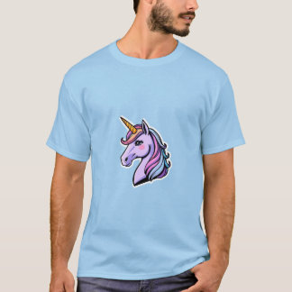 Mens基本ユニコーンtシャツ Tシャツ