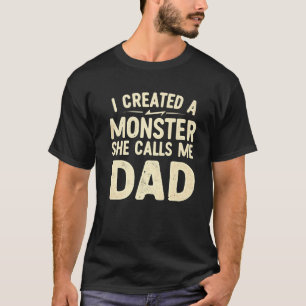 Mens彼女が私にパパDaddy Faと呼ぶモンスターを作成 Tシャツ