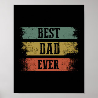 Mens最高のパパEver おもしろい Gift For Father &#; S Day ポスター