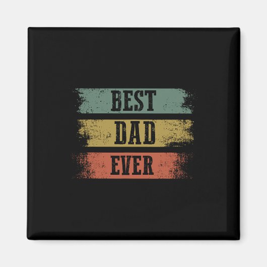 Mens最高のパパEver おもしろい Gift For Father &# S Day マグネット (正面)
