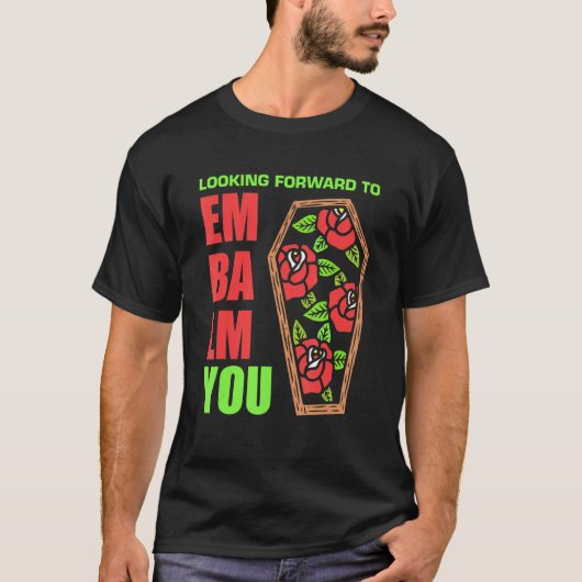 Mens楽しみにあなたをマンチカンMoを弾力化 Tシャツ (正面)