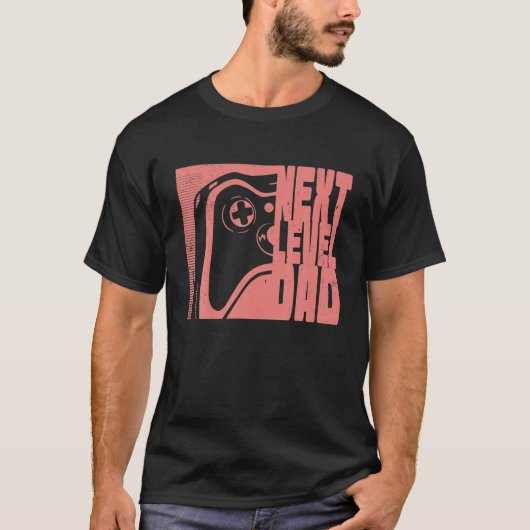 Mens次のレベル，パパ – 妊娠ゲーム tシャツ (正面)