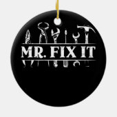 Mens氏は職人の職人のためにそれを修正 セラミックオーナメント (裏面)