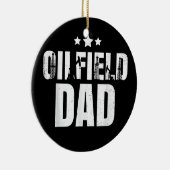 Mens油リグワーカーズ油田パパ油田作業員 セラミックオーナメント (右)