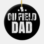 Mens油リグワーカーズ油田パパ油田作業員 セラミックオーナメント (裏面)