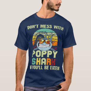 Mens父親の日の贈り物パパを台無しにしポップ・アートのない Tシャツ
