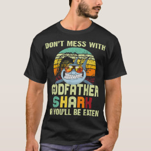 Mens父親の日の贈り物Papaゴドファと混乱しない Tシャツ