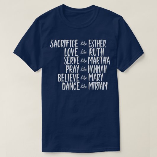 Mens犠牲Esther Christian Bible Love Pr Tシャツ (デザイン正面)