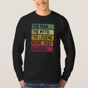 Mens男の神話The Legend Nope Just Randall Tシャツ