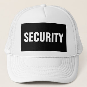 Mens白黒カスタマイズ可能セキュリティ文字 キャップ