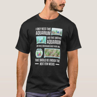 Mens私はこの水族館と別のAqしか必要としない Tシャツ