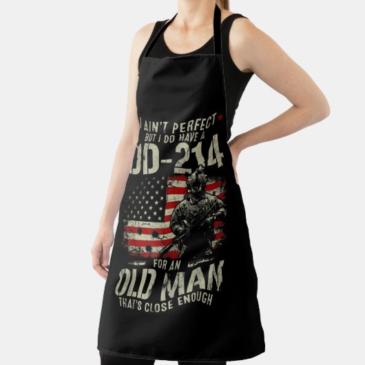 Mens私は完璧ではない私はDD-214の退役軍人を持っている エプロン (インサイチュ)