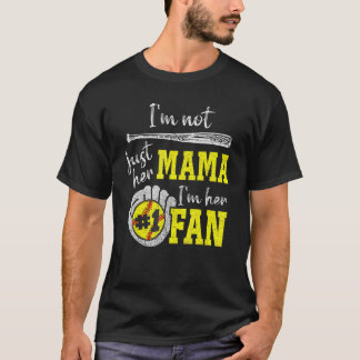 Mens私は彼女のママではない彼女の1ファン誇りを持ったSof Tシャツ