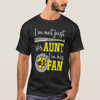 Mens私は彼女の叔母だけではない私は彼女の1ファン誇りを持ったSof Tシャツ