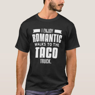 Mens私は楽しむタコトラックにロマンチックな散歩 Tシャツ