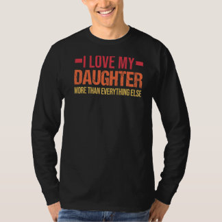Mens私は私の娘よりもパパ&娘が大好き Tシャツ