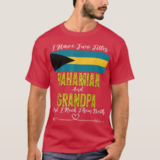 Mens私は2つのタイトルを持っているバハマとグランパBahama Tシャツ
