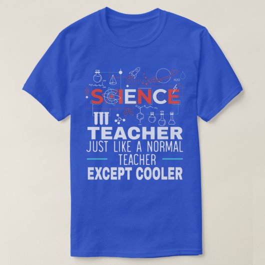 Mens科学先生ちょうど通常の先生Ex Tシャツ (デザイン正面)