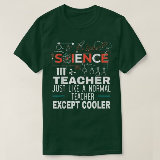 Mens科学先生ちょうど通常の先生Ex Tシャツ (デザイン正面)