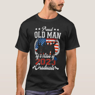 Mens誇りを持った Old Man of a Class of a 23 Graduate US Tシャツ