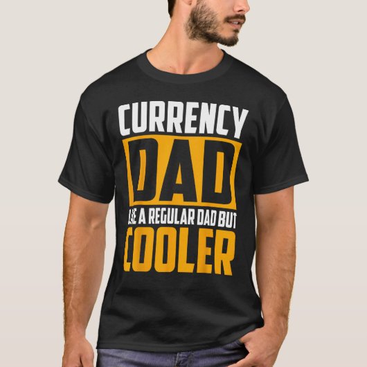 Mens通貨パパ通常のパパと同じが Tシャツ (正面)